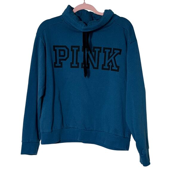 Victoria's Secret Pink Tops - PINK Victoria's Secret Cowl Neck Sweatshirt Sz M